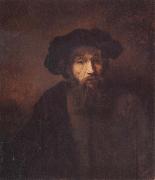 A Bearded Man in a Cap REMBRANDT Harmenszoon van Rijn